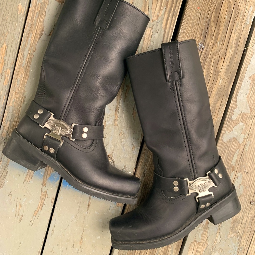 7.5 Harley Davidson Mega Harness Motorcycle Riding Boots